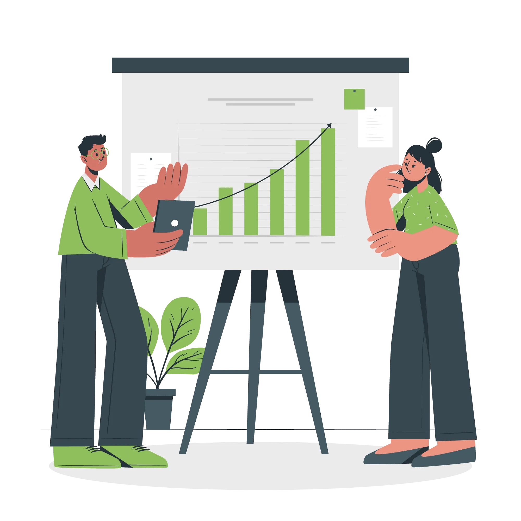 Illustration analytics et suivi des positions SEO